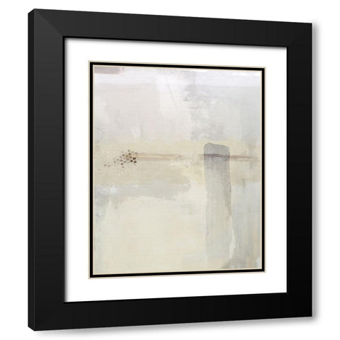 Tip Tone I Black Modern Wood Framed Art Print with Double Matting by Smith, Karen