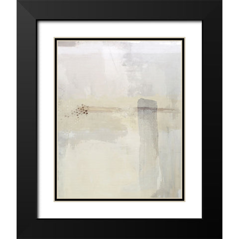 Tip Tone I Black Modern Wood Framed Art Print with Double Matting by Smith, Karen