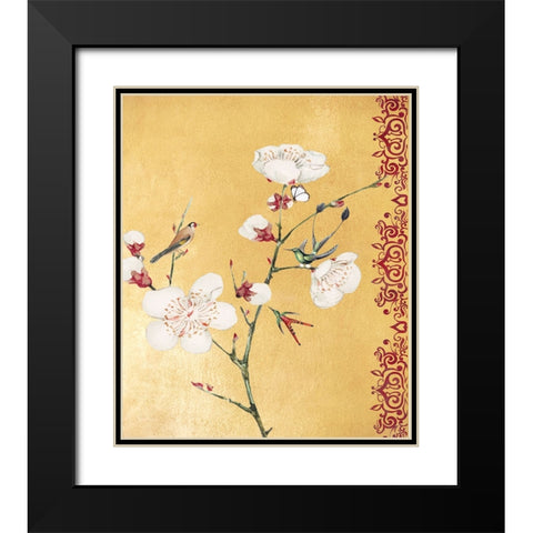 Regality II Black Modern Wood Framed Art Print with Double Matting by Smith, Karen