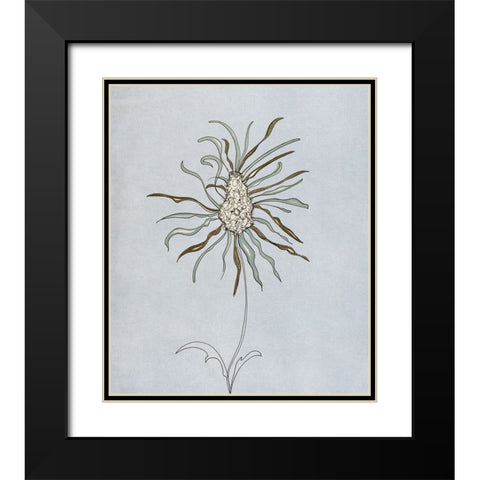 Wildfleur I Black Modern Wood Framed Art Print with Double Matting by Smith, Karen