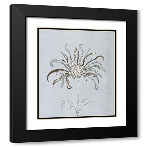 Wildfleur II Black Modern Wood Framed Art Print with Double Matting by Smith, Karen