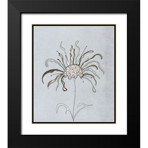 Wildfleur II Black Modern Wood Framed Art Print with Double Matting by Smith, Karen