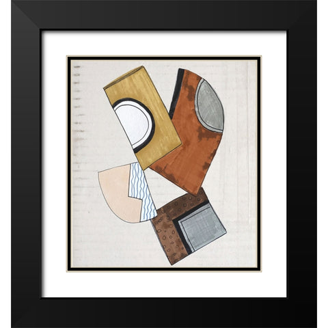 Dis Joint I Black Modern Wood Framed Art Print with Double Matting by Smith, Karen
