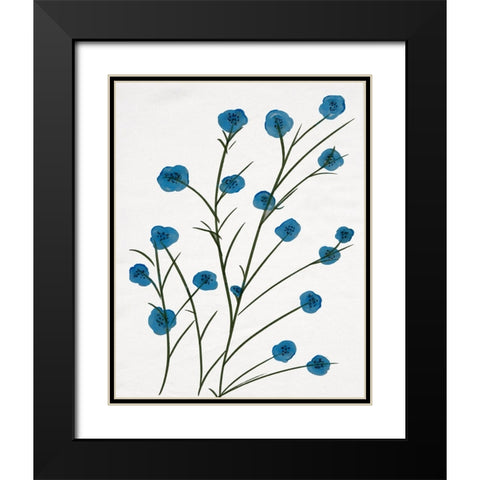 Dotty I Black Modern Wood Framed Art Print with Double Matting by Smith, Karen