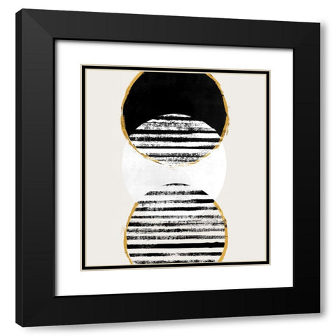 Inside Out I Black Modern Wood Framed Art Print with Double Matting by Smith, Karen