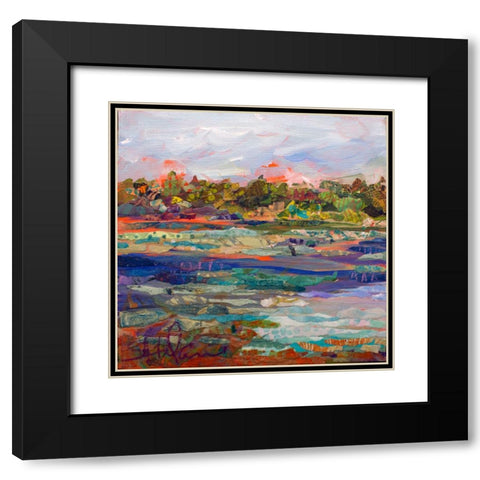 Lake Prevatt Left A Black Modern Wood Framed Art Print with Double Matting by St Hilaire, Elizabeth