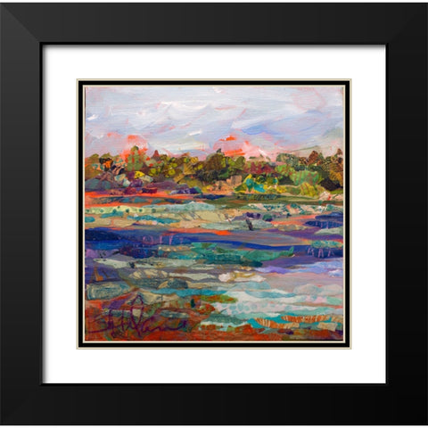 Lake Prevatt Left A Black Modern Wood Framed Art Print with Double Matting by St Hilaire, Elizabeth
