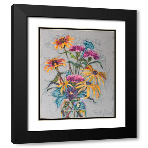 Hudson Valley Spring Black Modern Wood Framed Art Print with Double Matting by St Hilaire, Elizabeth