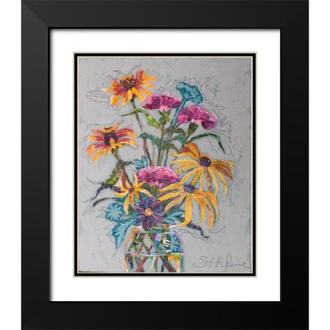 Hudson Valley Spring Black Modern Wood Framed Art Print with Double Matting by St Hilaire, Elizabeth