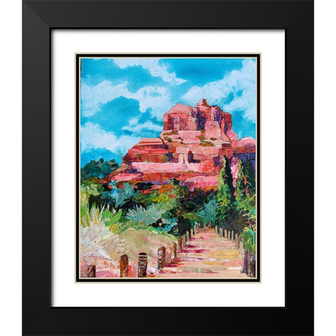 Bell Rock Journey Black Modern Wood Framed Art Print with Double Matting by St Hilaire, Elizabeth