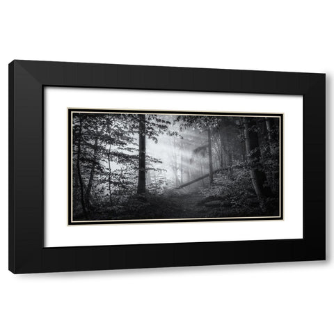 point of no return Black Modern Wood Framed Art Print with Double Matting by Maier, Norbert