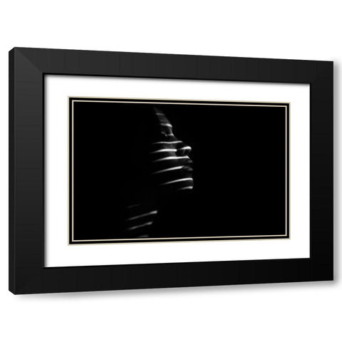 gendis Black Modern Wood Framed Art Print with Double Matting by Yudhi Winarno, Teguh