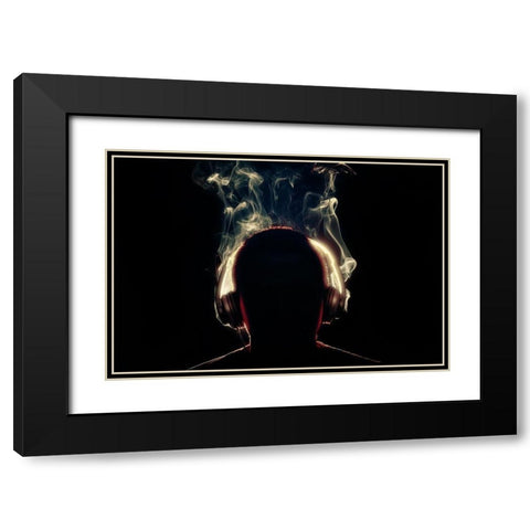 At maximum volume Black Modern Wood Framed Art Print with Double Matting by Ianeva, Aida