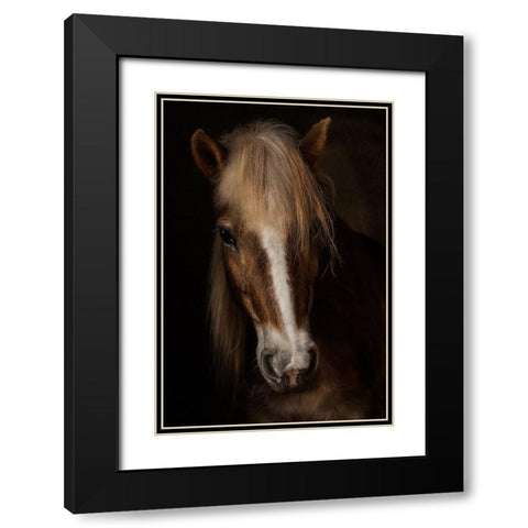 Sapience Black Modern Wood Framed Art Print with Double Matting by Benezech, Martine