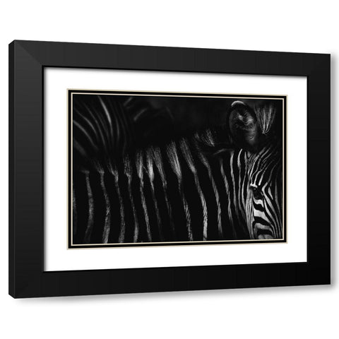 Untitled Black Modern Wood Framed Art Print with Double Matting by Grambone, Antonio