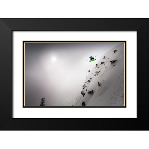 Freedom Black Modern Wood Framed Art Print with Double Matting by Bertoncelj, Sandi