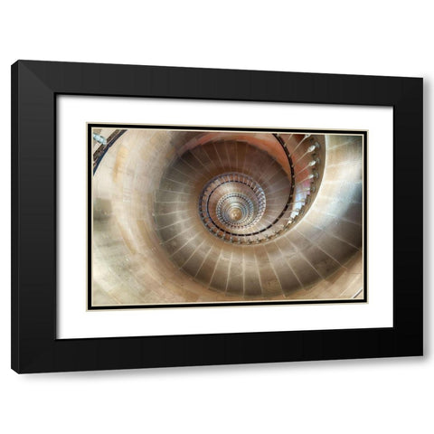1 618033989 Black Modern Wood Framed Art Print with Double Matting by Lenne, Thomas