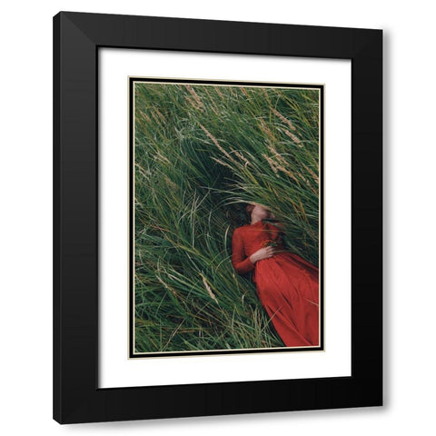 Untitled Black Modern Wood Framed Art Print with Double Matting by Barantseva, Olga