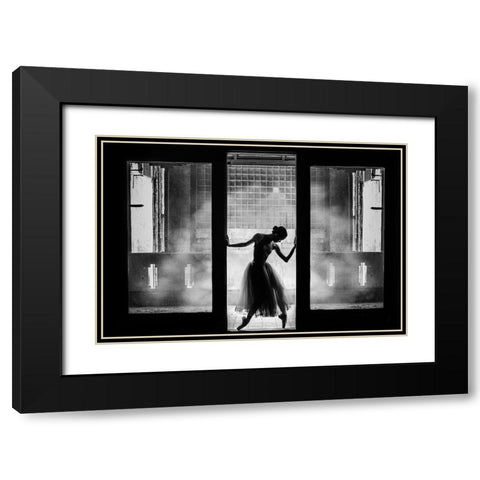 Are you ready Black Modern Wood Framed Art Print with Double Matting by Wibisono, Rullyanto