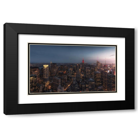 Untitled Black Modern Wood Framed Art Print with Double Matting by Martin Castan, David