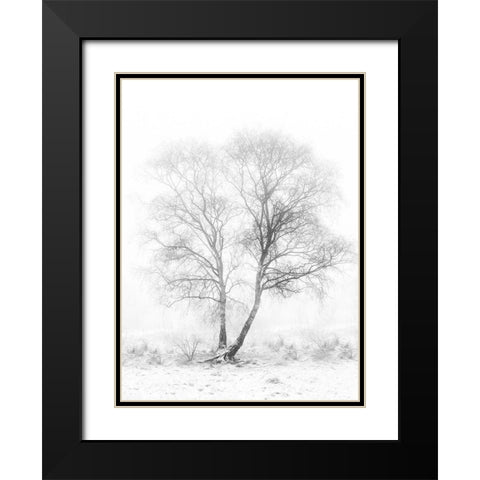 Early in the morning Black Modern Wood Framed Art Print with Double Matting by Van Son, Greetje