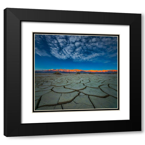 Dry Season Black Modern Wood Framed Art Print with Double Matting by Fan, John