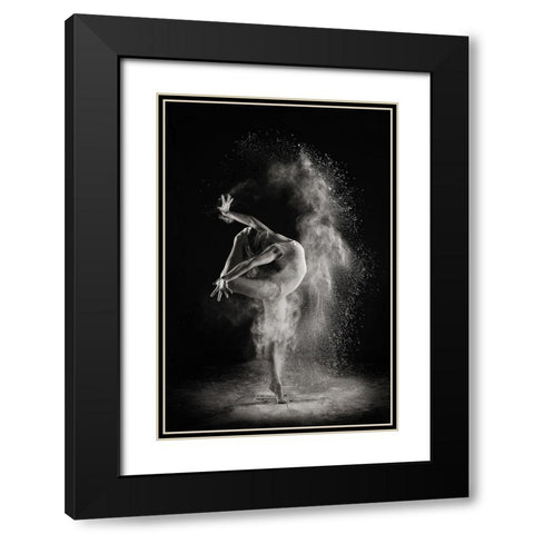 In the light Black Modern Wood Framed Art Print with Double Matting by Light, Shades