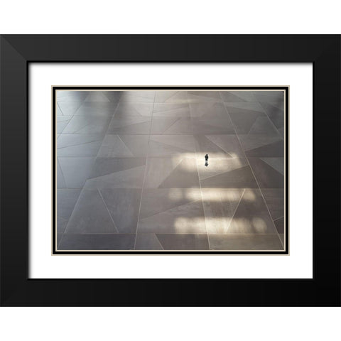 Freedom Black Modern Wood Framed Art Print with Double Matting by Limberg, Huib