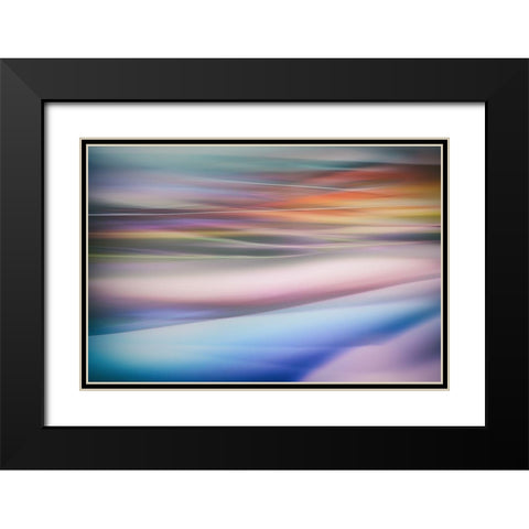Untitled Black Modern Wood Framed Art Print with Double Matting by Or, Keren