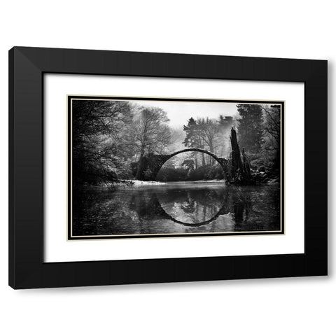 Devils Bridge  II Black Modern Wood Framed Art Print with Double Matting by Kreiten, Mike