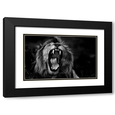 Untitled Black Modern Wood Framed Art Print with Double Matting by Damico, Giuseppe