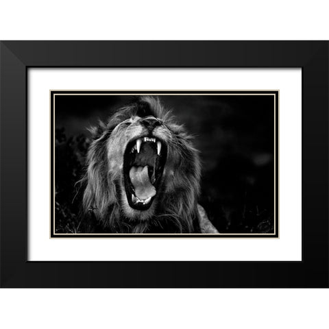 Untitled Black Modern Wood Framed Art Print with Double Matting by Damico, Giuseppe