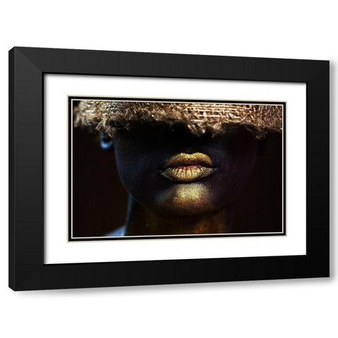 imperfect Black Modern Wood Framed Art Print with Double Matting by Kovalev, Ivan