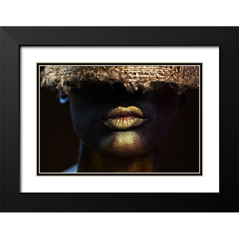 imperfect Black Modern Wood Framed Art Print with Double Matting by Kovalev, Ivan