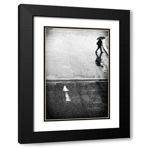 If I Have To Go Black Modern Wood Framed Art Print with Double Matting by Mexia, Laura