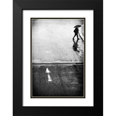 If I Have To Go Black Modern Wood Framed Art Print with Double Matting by Mexia, Laura
