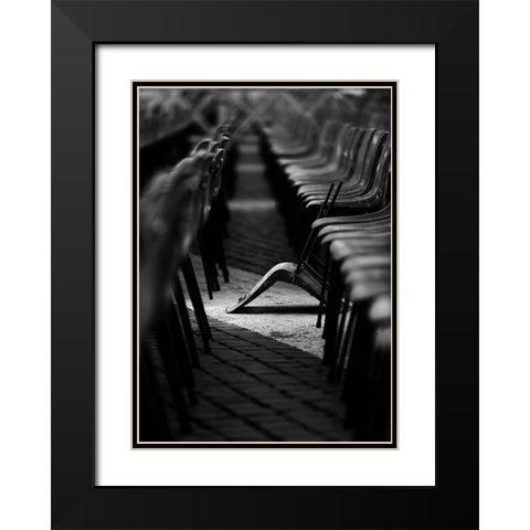 to be different Black Modern Wood Framed Art Print with Double Matting by Pellegrini, Fulvio