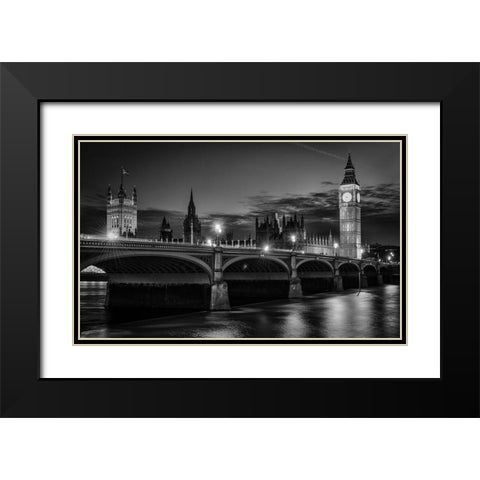 Heritage Black Modern Wood Framed Art Print with Double Matting by Meirovich, Ido