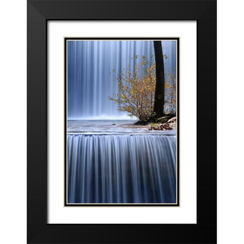 Autumn Interlude Black Modern Wood Framed Art Print with Double Matting by Kaimaki, Maria