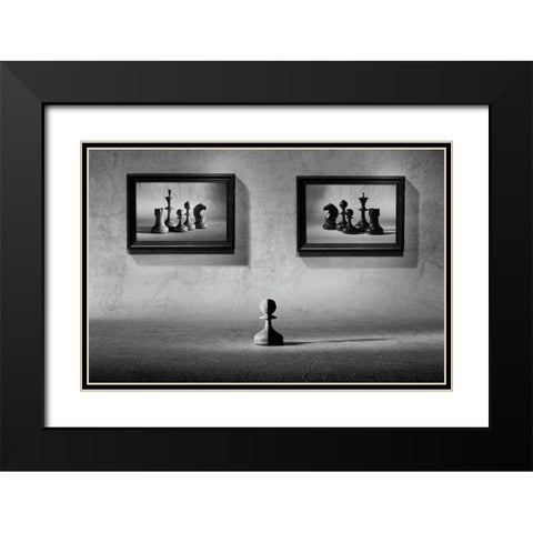 The choice to make Black Modern Wood Framed Art Print with Double Matting by Ivanova, Victoria
