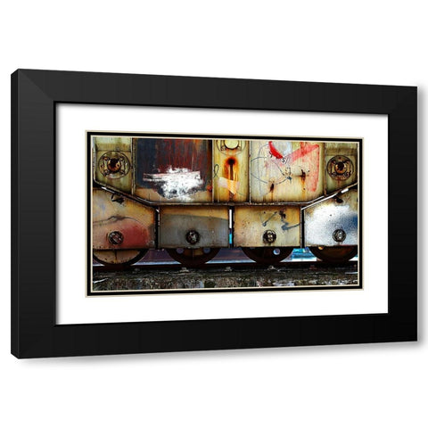 Untitled Black Modern Wood Framed Art Print with Double Matting by Niemiec, Anna