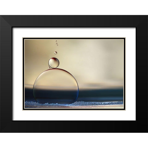 the stragglers Black Modern Wood Framed Art Print with Double Matting by Westum, Heidi