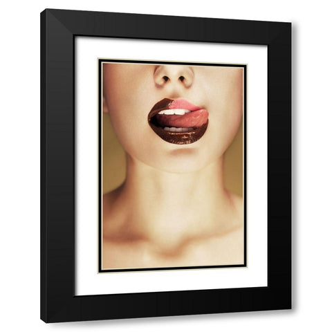 Chocolate Black Modern Wood Framed Art Print with Double Matting by Katiev, Vladimir