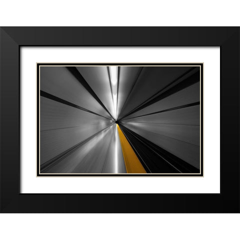 The Power of Speed Black Modern Wood Framed Art Print with Double Matting by Roland Shainidze, Dr.