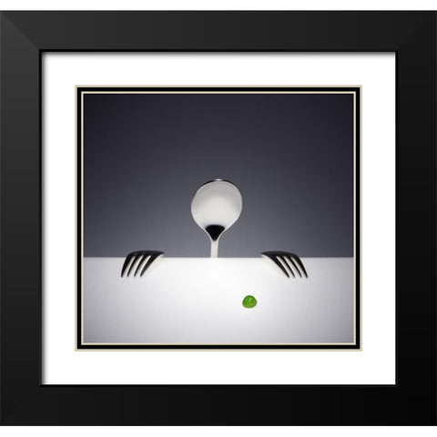 Want you Black Modern Wood Framed Art Print with Double Matting by De Kogel, Wieteke
