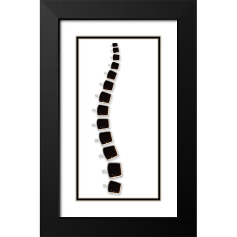 Backbone of coffee Black Modern Wood Framed Art Print with Double Matting by De Kogel, Wieteke