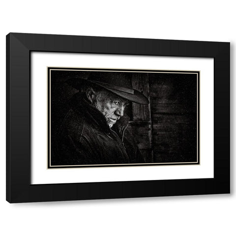 The Unforgiven Black Modern Wood Framed Art Print with Double Matting by Brazeau, Claude