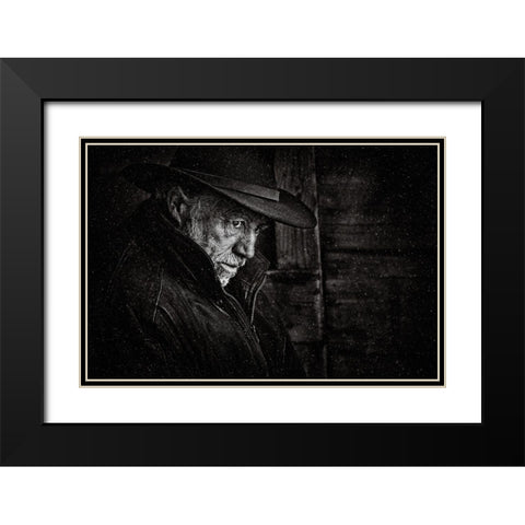 The Unforgiven Black Modern Wood Framed Art Print with Double Matting by Brazeau, Claude