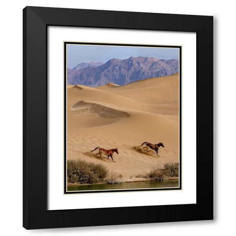 Salvation Black Modern Wood Framed Art Print with Double Matting by Fazaeli, Davoud