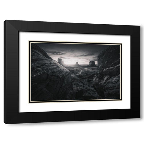 MVBW Black Modern Wood Framed Art Print with Double Matting by Pablo, Juan de